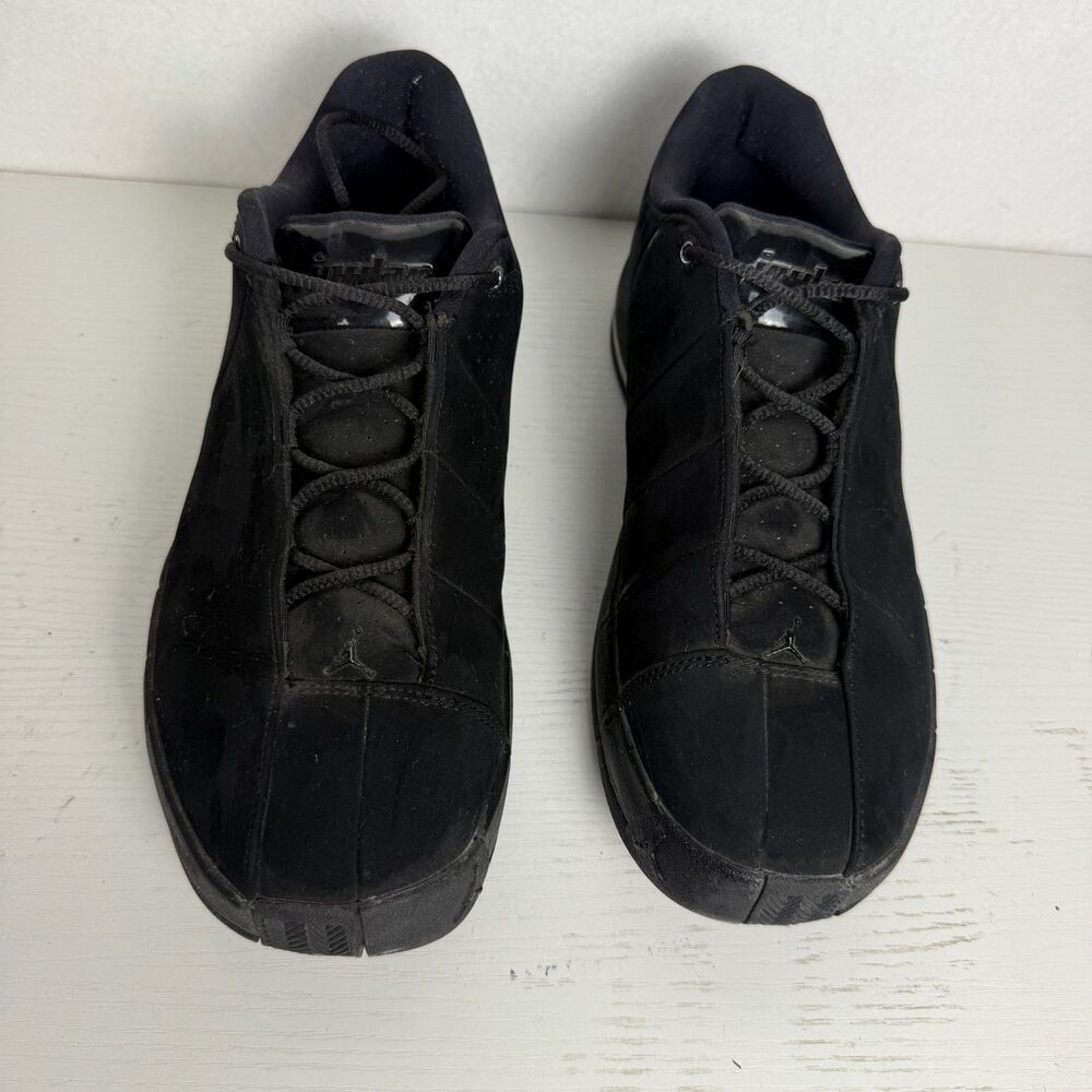 Jordan Team Elite 2 Low Men’s 8 Triple Black AO1696-003 Basketball Sneakers